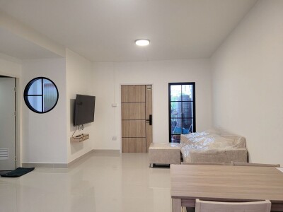 บ้านพฤกษา 12/1 รังสิต คลอง 3 / 18 ตรว., 3 ห้องนอน, 2 ห้องน้ำ, ห้องครัวใหญ่+มินิบาร์ สไตล์วินเทจ