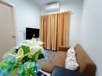 ริชพาร์ค แอท ทริปเปิ้ล สเตชั่น / พื้นที่ 28 ตรม.   ชั้น 1    1 ห้องนอน 1 ห้องน้ำ  ห้องสวยแต่งครบ