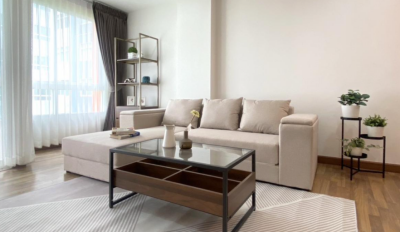 พีจี พระรามเก้า คอนโดมิเนียม / 🛋 ห้องใหญ่ 60 ตร.ม.  1 ห้องนอน-2