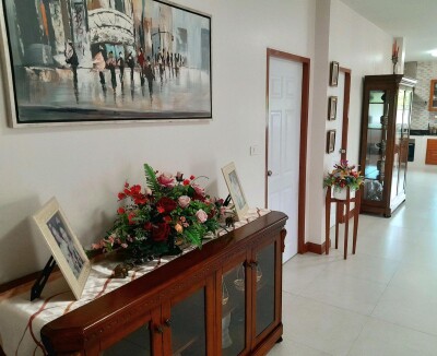 บ้านเดี่ยว 2 หลัง บนที่ดิน 1ไร่ ตกแต่งพร้อมอยู่