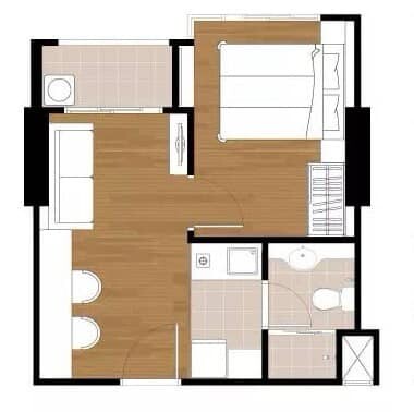 อัปเดตล่าสุด 22/8/67 : ลุมพินี พาร์ค ริเวอร์ไซด์ - พระราม 3 / ชั้น 7 ห้องขนาด 28.5 ตรม.