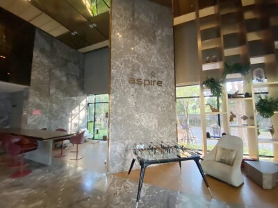 อัปเดตล่าสุด 2/3/68 : แอสปาย สาทร - ตากสิน ( คอปเปอร์ โซน) /  26.56 ตร.ม. ชั้น 12