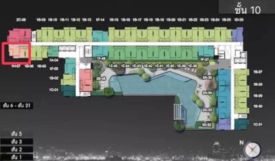 เดอะ พาร์คแลนด์ เพชรเกษม – ท่าพระ / 40.83 ตร.ม. ชั้น 10