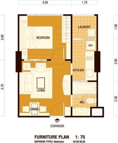 ลุมพินี เพลส รัชดา – ท่าพระ / 35ตรม.ชั้น16 ตึกA