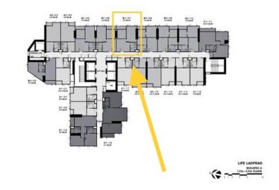 ไลฟ์ แอด ลาดพร้าว 18 / 35.9 ตรม. ชั้น 15 ตึก A