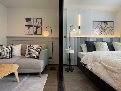 ดิ เอ็กเซล ลาดพร้าว - สุทธิสาร / ขนาด 24.4 ตร.ม. ชั้น 5 ตึก บี