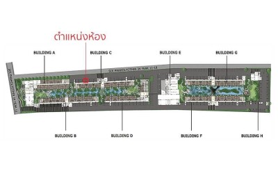 เอลลิโอ เดล มอสส์ พหลโยธิน 34 / 24.7 ตรม. อาคาร C ชั้น 7-9