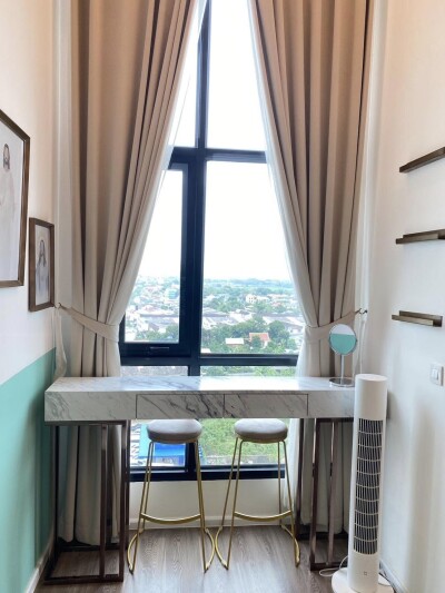 ดิ ออริจิ้น พหลฯ - สะพานใหม่   / ชั้น14  วิวดีมาก  ขนาดห้อง41 ตรม. 2ชั้น-4