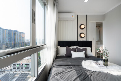 ลุมพินี วิลล์ สุขุมวิท 77 เฟส 2 / 🏙 ชั้น 12A | วิวเมืองโล่ง 📐 ขนาด:45.84 ตร.ม.-4