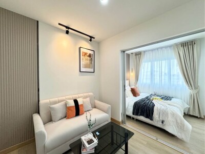 เดอะไพรเวซี่ ลาดพร้าว - เสนา / — ห้องแยก 𝟏 ห้องนอน 𝟏 ห้องน้ำ 𝟏 ห้องนั่งเล่น — ขนาดห้อง 22.54 ตรม.