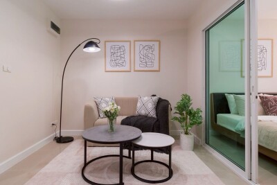 เมโทร พาร์ค สาทร / 📐 ขนาด: 34.82 ตร.ม. 🏢 ชั้น 1 อาคาร F | ระเบียงหันทิศตะวันออก