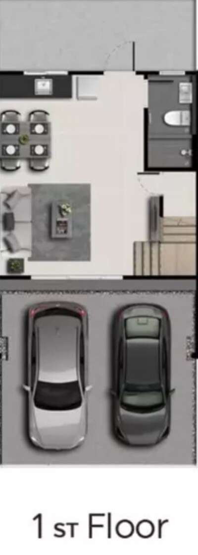 พลีโน่ รามอินทรา - บางชัน สเตชั่น /  พื้นที่ 19 ตร.ว. 2 ห้องนอน 2 ห้องน้ำ 1ห้องครัว 2-15