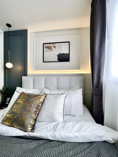 อัพเดตล่าสุด 21/7/2658 : ลุมพินีเซ็นเตอร์ นวมินทร์ (แฮปปี้แลนด์ เฟส 5) / 🌟 1 ห้องนอน 1 ห้องน้ำ 1 ห้องครัว 🌟 อาคาร B ชั-10