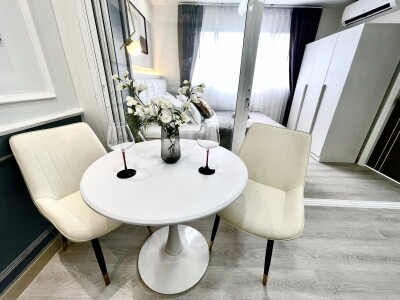 อัพเดตล่าสุด 21/7/2658 : ลุมพินีเซ็นเตอร์ นวมินทร์ (แฮปปี้แลนด์ เฟส 5) / 🌟 1 ห้องนอน 1 ห้องน้ำ 1 ห้องครัว 🌟 อาคาร B ชั-14