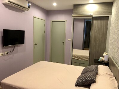 ไอดีโอ วุฒากาศ / 🛏 1 ห้องนอน | 1 ห้องน้ำ | ขนาด 30.65 ตร.ม. 🏢 ชั้น 27 | ห้องมุม วิวสระว่ายน้ำ-5