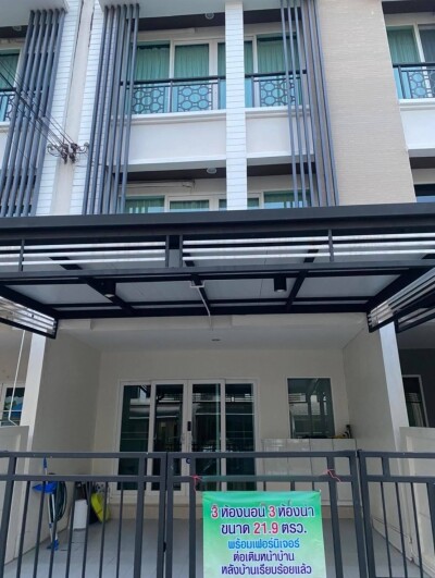 บ้านกลางเมือง พระราม 9 - รามคำแหง / 🏠 ขนาด 21 ตร.วา | 3 ชั้น-1