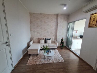 ให้เช่าคอนโด ยูดีไลท์ @ หัวหมากสเตชั่น 1 ห้องนอน, 1 ห้องน้ำ ขนาด: 31 ตร.ม. ชั้น: 12A-4