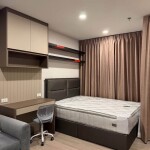 ให้เช่าคอนโด Aspire Sukhumvit Rama 4  สตูดิโอ (Studio) 1 ห้องน้ำ ขนาด: 25 ตร.ม. ชั้น 18 ใกล้สถานีรถไฟฟ้า BTS พระโขนง