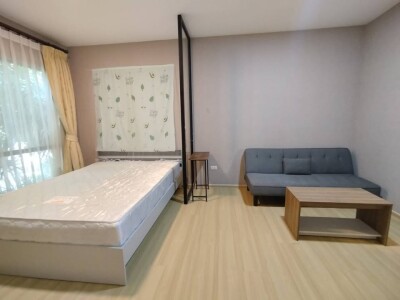 ให้เช่า: เลสโต คอนโด สุขุมวิท 113 ห้องสตูดิโอ (Studio) 27 ตารางเมตร ชั้น 1 ห้องครัวปิดแยก ใกล้ BTS สำโรง