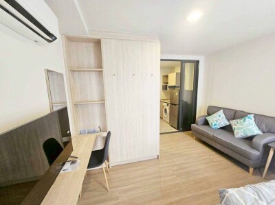 ให้เช่า คอนโด เดอะ มูฟ บางนา / The MUVE Bangna อาคาร A, ชั้น 7 (วิวสระว่ายน้ำ)  ขนาด 26 ตารางเมตร  1 ห้องนอน, 1 ห้องน้ำ-3