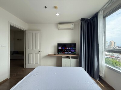 คอนโด ยูดีไลท์ แอทหัวหมาก สเตชั่น 1 ห้องนอน, 1 ห้องนั่งเล่น, และมีส่วนครัวแยกกั้น ขนาด 30 ตร.ม. ชั้น 15-2