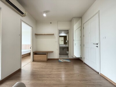 คอนโด ยูดีไลท์ แอทหัวหมาก สเตชั่น 1 ห้องนอน, 1 ห้องนั่งเล่น, และมีส่วนครัวแยกกั้น ขนาด 30 ตร.ม. ชั้น 15-6