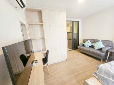 ให้เช่า คอนโด เดอะ มูฟ บางนา / The MUVE Bangna อาคาร A, ชั้น 7 (วิวสระว่ายน้ำ)  ขนาด 26 ตารางเมตร  1 ห้องนอน, 1 ห้องน้ำ-6