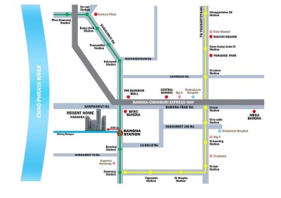 รีเจ้นท์ โฮม บางนา (BTS บางนา 350 ม.) ห้องขนาด  28 ตร.ม. 1 ห้องนอน, 1 ห้องน้ำ, 1 ครัว ชั้น 25-11