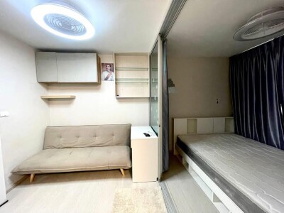 ให้เช่า โครงการพลัมคอนโด รามคำแหง 60 (Plum Condo Ramkhamhaeng 60) 1 ห้องนอน, 1 ห้องน้ำ ชั้น 1, อาคาร E-6