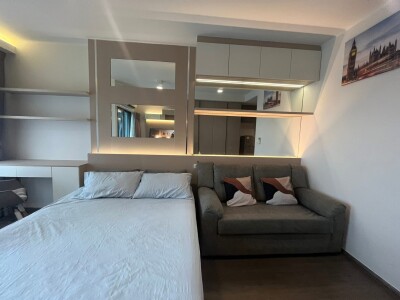 ให้เช่า คอนโด ไอดีโอ สุขุมวิท 93 (Ideo Sukhumvit 93) ชั้น 17 อาคาร A ขนาด: 26.5 ตร.ม.-4