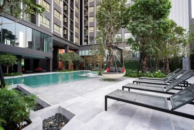 ให้เช่า คอนโด ไอดีโอ นิว พระราม 9 (Ideo New Rama 9) พร้อมเข้าอยู่ 1 ห้องนอน  ขนาด 31.42 ตารางเมตร ชั้น 5-5