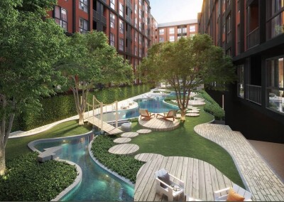 ให้เช่า คอนโด มอนเต้ พระราม 9 / Monte Rama 9 อาคาร C ชั้น 7 ขนาด 22 ตร.ม. 1 ห้องนอน 1 ห้องน้ำ-4