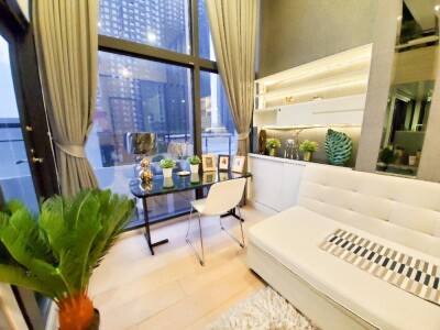 อัพเดทล่าสุด 24/6/2568 : ชีวาทัย เรสซิเดนซ์ อโศก / 🛏 1 ห้องนอน สไตล์ Loft/Duplex | ขนาด 38 ตร.ม. (30+8) 📍 ชั้น 8-4