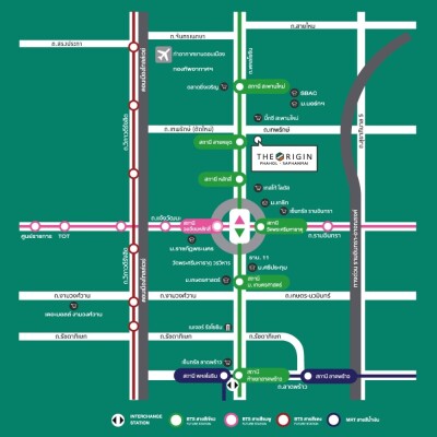 ดิ ออริจิ้น พหลฯ - สะพานใหม่ / ชั้น 4 เลขที่ห้องดี ขนาด 30 ตรม.-9