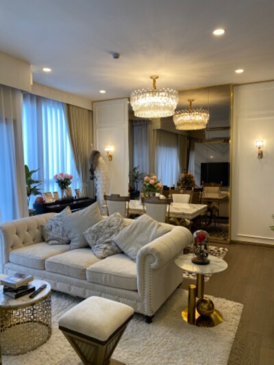 พาร์ค ออริจิ้น ทองหล่อ / พื้นที่ใช้สอย : 66.9 ตร.ม. ห้องนอน : 2 ห้อง