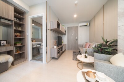 ไนท์บริดจ์ พหลโยธิน - อินเตอร์เชนจ์ / ตึก A ชั้น 4 ขนาด 29 ตรม. อยู่ชั้นเดียวกับส่วนกลาง สระว่ายน้ำ ฟิตเนส-3