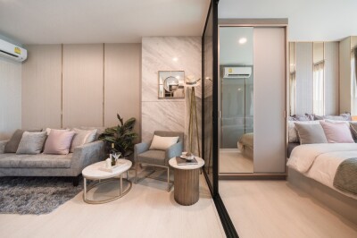 ไนท์บริดจ์ พหลโยธิน - อินเตอร์เชนจ์ / ตึก A ชั้น 4 ขนาด 29 ตรม. อยู่ชั้นเดียวกับส่วนกลาง สระว่ายน้ำ ฟิตเนส-6