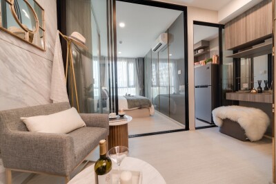 ไนท์บริดจ์ พหลโยธิน - อินเตอร์เชนจ์ / ตึก A ชั้น 4 ขนาด 29 ตรม. อยู่ชั้นเดียวกับส่วนกลาง สระว่ายน้ำ ฟิตเนส-7