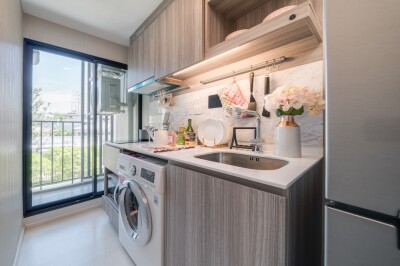 ไนท์บริดจ์ พหลโยธิน - อินเตอร์เชนจ์ / ตึก A ชั้น 4 ขนาด 29 ตรม. อยู่ชั้นเดียวกับส่วนกลาง สระว่ายน้ำ ฟิตเนส-12