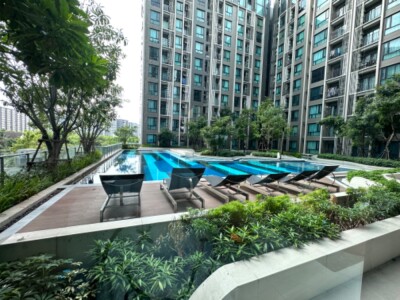 ไนท์บริดจ์ พหลโยธิน - อินเตอร์เชนจ์ / ตึก A ชั้น 4 ขนาด 29 ตรม. อยู่ชั้นเดียวกับส่วนกลาง สระว่ายน้ำ ฟิตเนส-21