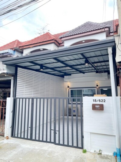 Ⓜ️ ให้เช่าทาวน์เฮาส์ เปี่ยมสุข ปากเกร็ด ซอยวัดกู้