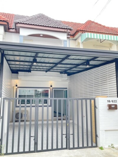 Ⓜ️ ให้เช่าทาวน์เฮาส์ เปี่ยมสุข ปากเกร็ด ซอยวัดกู้