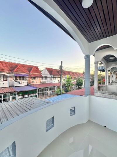 Ⓜ️ ให้เช่าทาวน์เฮาส์ เปี่ยมสุข ปากเกร็ด ซอยวัดกู้