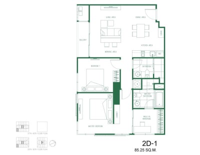 เอ็กซ์ที พญาไท / ตึก A ชั้น 32 ห้องมุม ขนาด 85 ตรม-21
