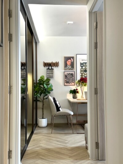 แชปเตอร์ ทองหล่อ 25 /  📏 **ขนาด 58 ตร.ม.** ชั้น 4 อาคาร A-14