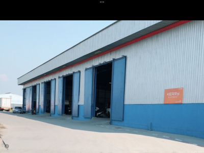 โกดังใหม่ให้เช่า 532 ตารางเมตร@ 120 บ ติดถนนกิ่งแก้ว