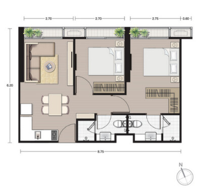 โนเบิล บี ไนน์ทีน / 52.07 ตารางเมตร-4