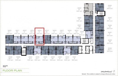 เดอะ เบส พระราม 9 - รามคำแหง /25.5 ตรม.  ชั้น 32