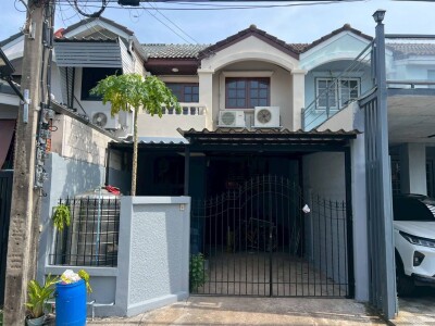 หมู่บ้าน ธันธวัช 5 ซอยวัชรพล1/9 สุขาภิบาล5 เทพรักษ์ / พื้นที่ 25 ตร.ว. แบบ 2 ห้องนอน 3 ห้องน้ำ