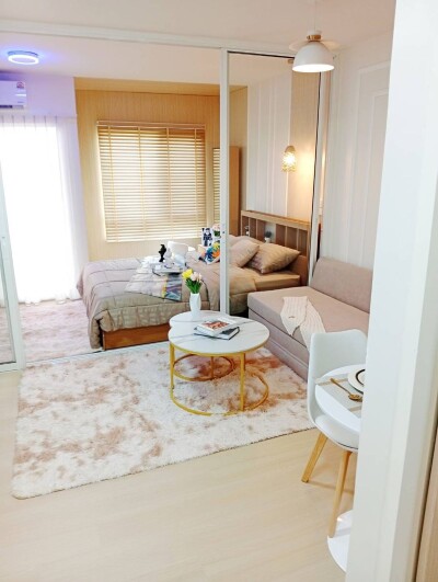 ไอริส แอเวนิว อ่อนนุช – วงแหวน / 🛏 1 ห้องนอน ขนาด 28 ตร.ม. 📍 ชั้น 7 อาคาร 4
